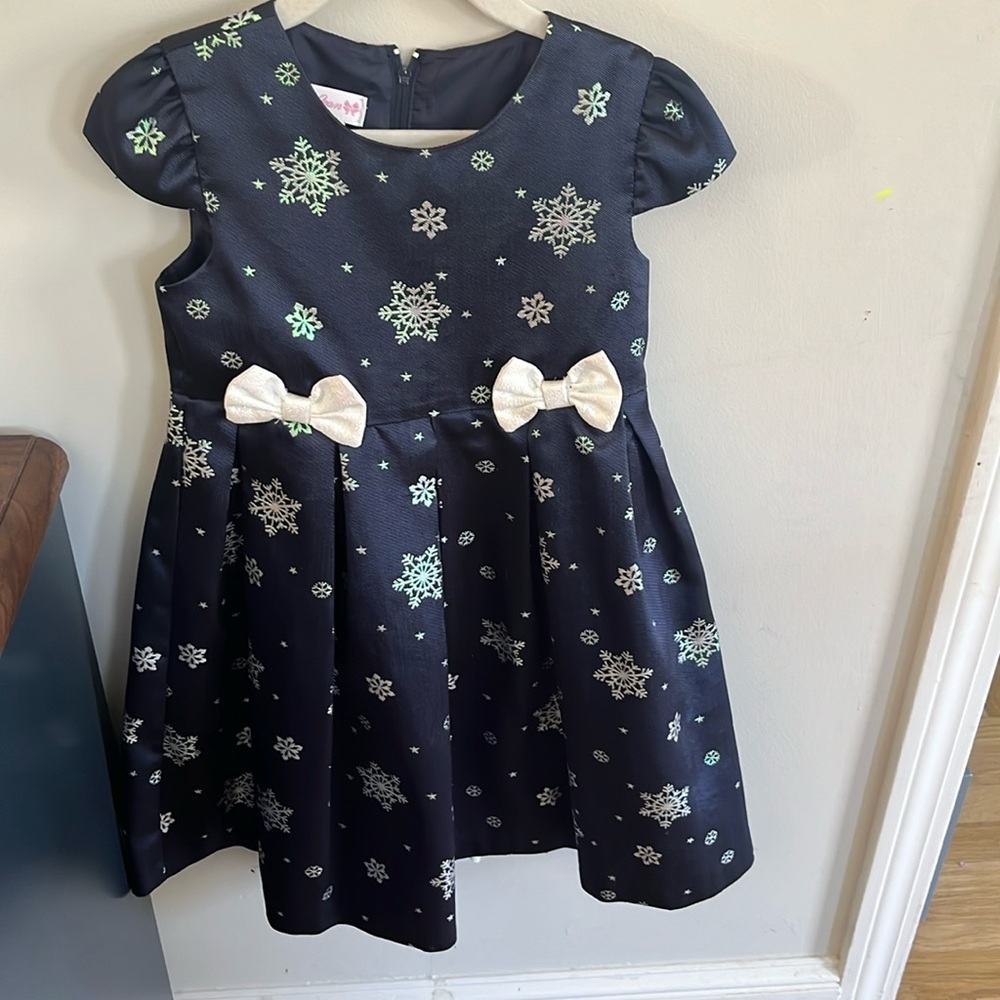 Girls fancy winter dress